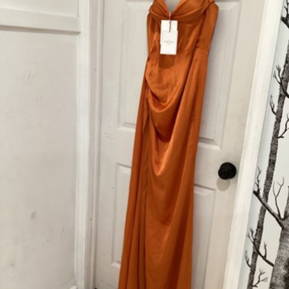 Miss circle orange dress - Picture 7 of 7